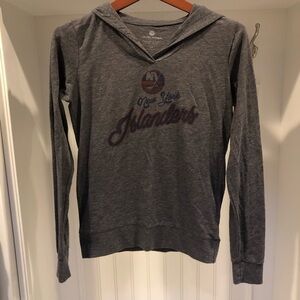NY Islanders Hockey Team Gray Hoodie Shirt!